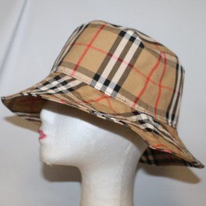 COPY - Authentic Burberry Iconic Nova Check Hat Cap Bucket Hat Unisex